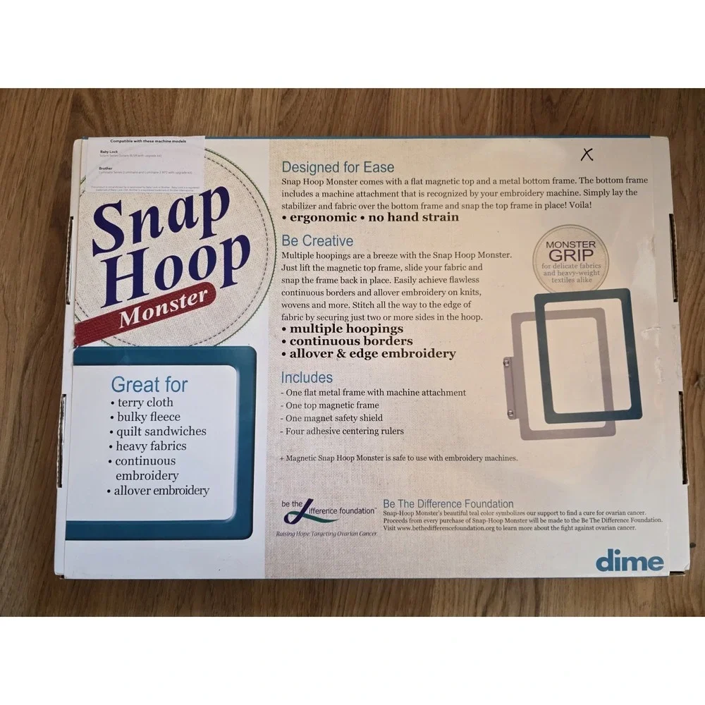 Snap Hoop Monster for Baby Lock/Brother (10.5